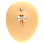 Srebrny kolczyk do pępka - PBN 280-w