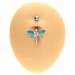 Srebrny kolczyk do pępka - PBN 280-a