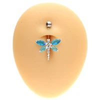 Srebrny kolczyk do pępka - PBN 280-a