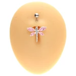 Srebrny kolczyk do pępka - PBN 280-p