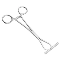 Stalowe szczypce do piercingu przegrody nosa 15,2 cm- No 11