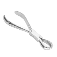 Stalowe kleszcze do zaciskania kółek z rowkowanym uchwytem 14,5 cm.-No. 14