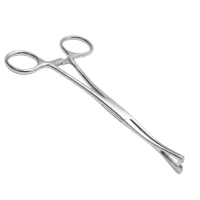 Szczypce do piercingu trójkątne z rozcięciem- 15 cm